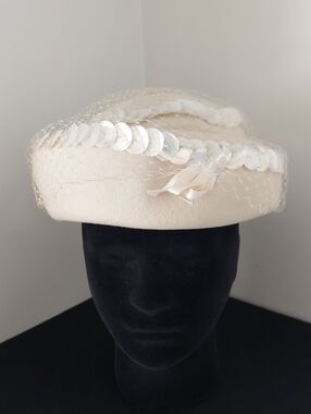 Union Made Milbroe Exclusive Vintage Women's Pillbox Hat